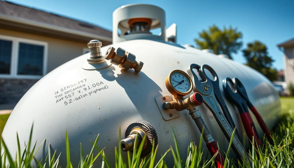 Propane tank maintenance