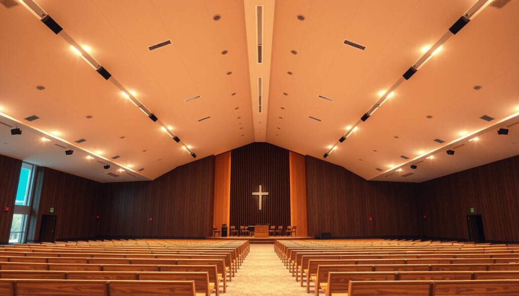 church auditorium lighting