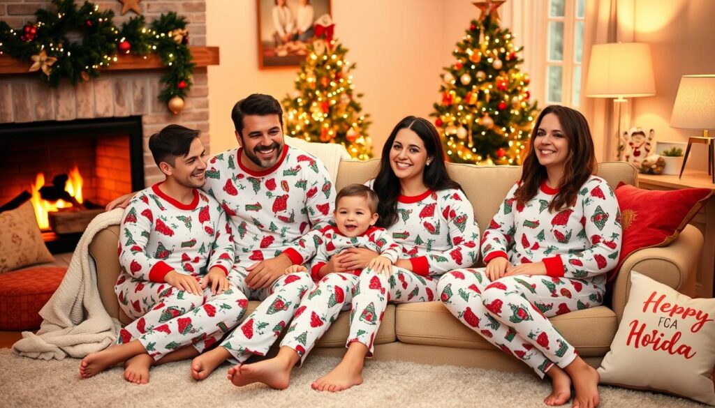 family matching pajamas