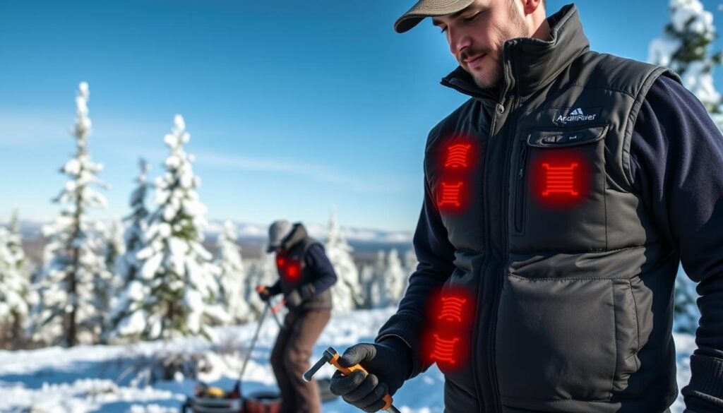 heated vest for outdoor work