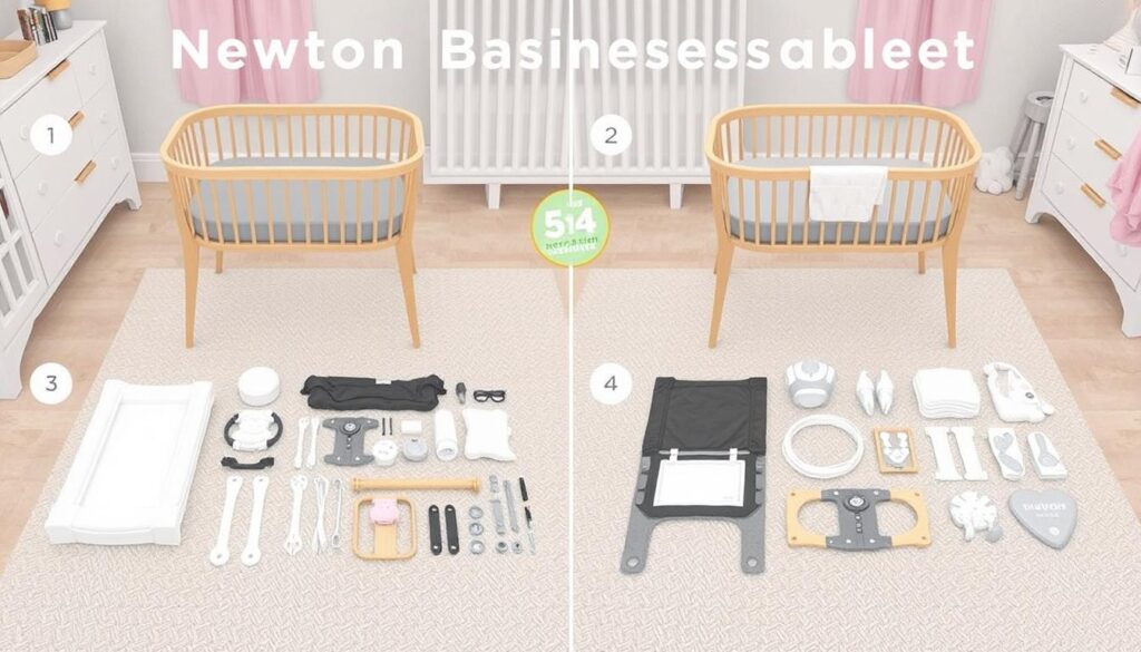 newton bassinet assembly