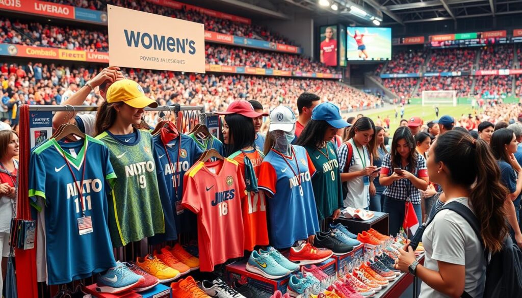 women's sports merchandise