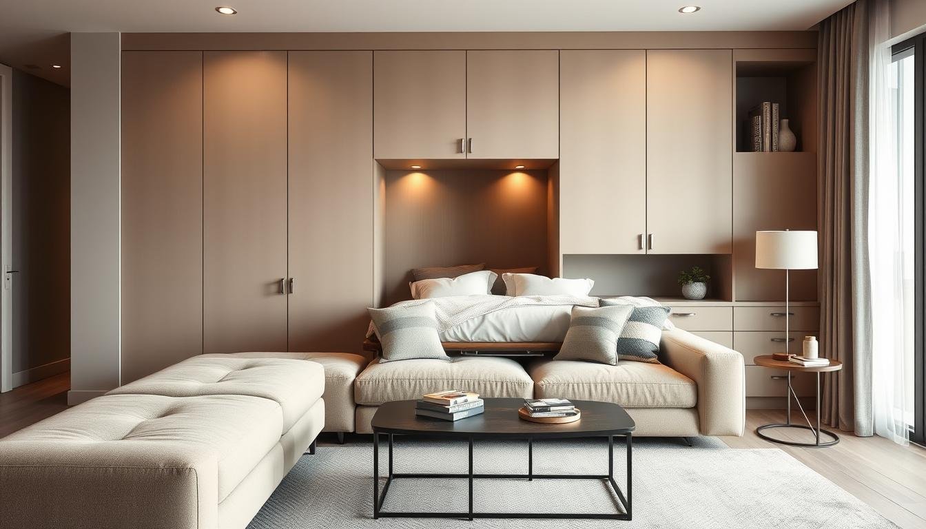 Space-Saving Murphy Bed with Couch: Perfect Combo Solution