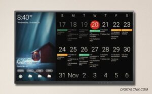 Digital Wall Calendar