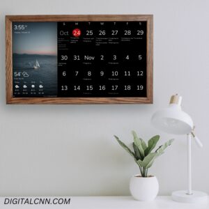 Digital Wall Calendar